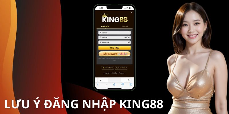 Những vấn đề cần lưu ý khi đăng nhập tài khoản King88